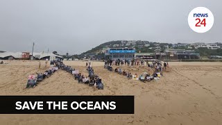 WATCH | Hundreds gather in protest against Shell's oil and gas exploration plan