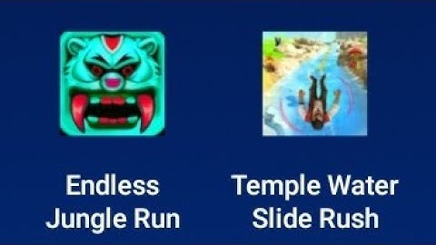 Endless Jungle Run vs Temple Water slide Rush