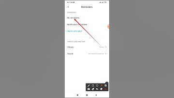 How to calendar reminder setting on Xiaomi phone