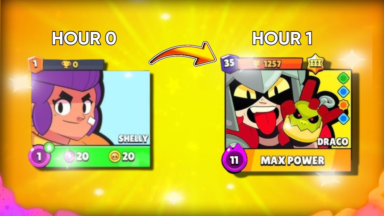 What is 1 Hour progress in Brawl Stars? - YouTube