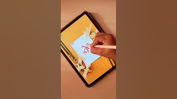 Subscribe and comment down your name🌼 #handwriting #malayalamart #procreate #digitalart #namestatus