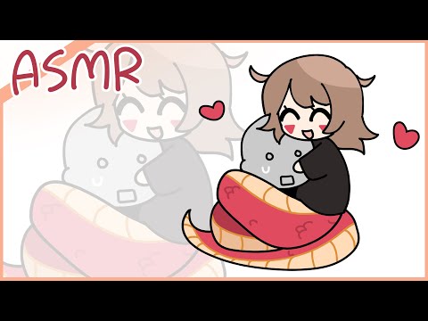 [ asmr ] snake girl forces you to fix your sleep schedule 🐍 Lamia ( slime + snek cuddles )