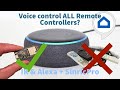 How to Combine ALL IR Remote Controllers into Voice Commands With Alexa and Sinric Pro. Including TV