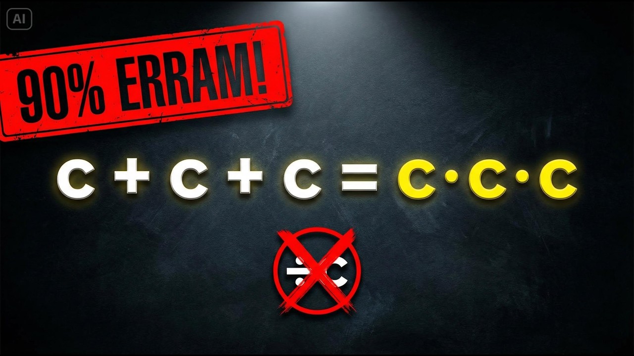 🔥 90% ERRAM Essa Equação Simples! Você Também Vai?