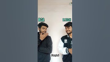 🔥BCA or Btech mei farq hai #bca #bcashorts