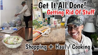 VLOG | GET IT ALL DONE | WALMART SHOP + HAUL  | COOKING | GETTING RID OF STUFF IN 2024