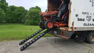 Moving the Kubota B7100. Yipes.