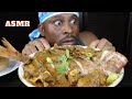 Mukbang Asmr Peanut GoatMeat Soup,Tai Fish & Fufu.Cheated on Tilapia,My Love Again!