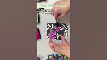 Magic Embossing Tutorial #cardmaking#interferenceink #embossingfolder