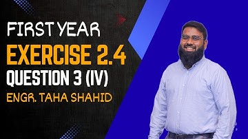 XI EXERCISE 2.4 QUESTION 3 PART (IV) | MATRICES BY ENGR. TAHA SHAHID | KARACHI BOARD