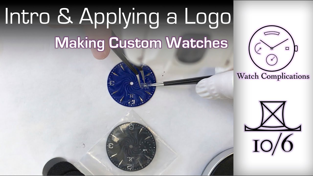 Making Custom Watches: Intro and Applying a Logo - YouTube