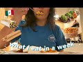 what I eat in a week (mexican food + realistic)