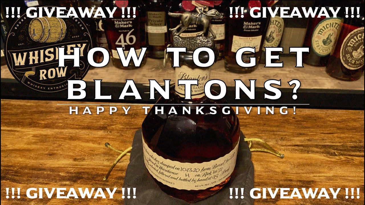 How to get Blanton's bourbon?