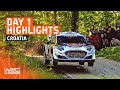 Day 1 Highlights | WRC Croatia Rally 2024