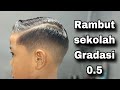 Tutorial gradasi 05  rambut anak sekolah rambut lembut