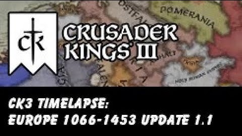 CK3 Timelapse: Europe 1066-1453 - Collapse of the Holy Roman Empire - Patch 1.1