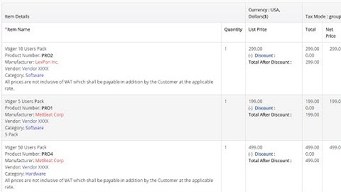 vTiger Advanced Item Details(Show Add Product/Service Fields On Q/IN/SO/PO)