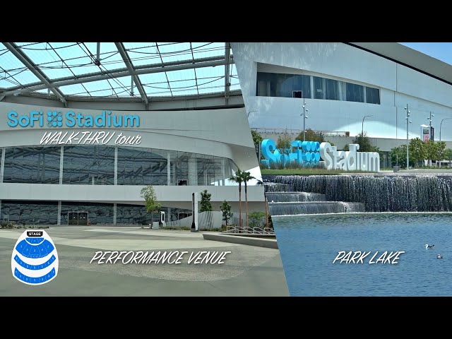 LA Rams Chargers SoFi Stadium Performance Venue/Lake Walk