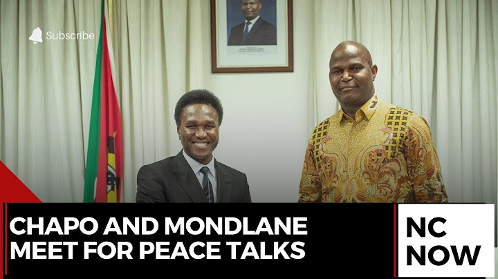 Chapo and Mondlane Meet: A Step Towards Political Stability in Mozambique?