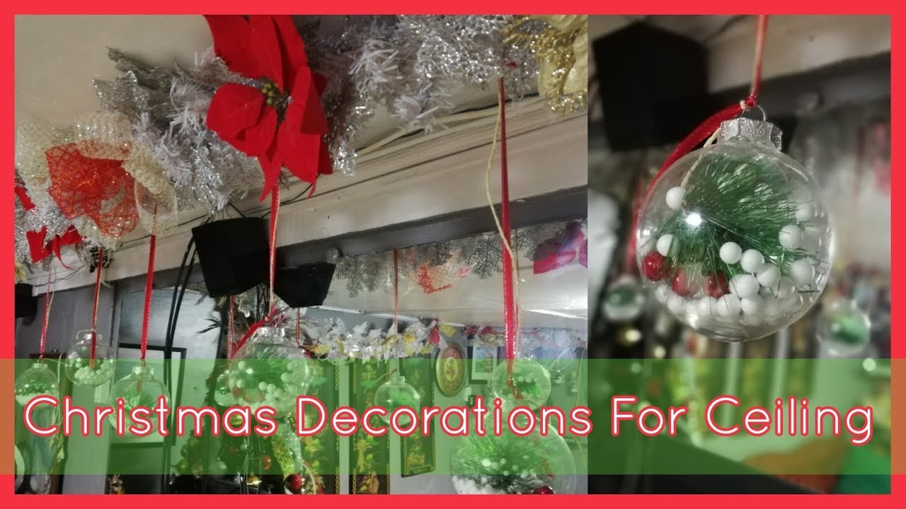 Christmas Decorations For Ceilings Hanging Balls Ornaments