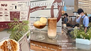 korea vlog🍨 cafe hopping in seoul, being a tourist, exploring bukchon hanok village & insadong