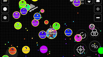 AGARIO MOBILE MOVING BOTS 140 MASS - BEST BOTS EVER
