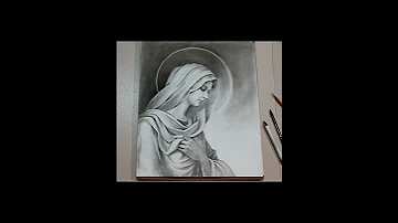 Drawing Maria With Charcoal Pencil Maria Shorts Drawing 