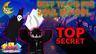 Download lagu *CHEAPEST* Teams to Beat SOUL SCHOOL! 💀 Basic Cards Only | Anime Card Clash Halloween Update