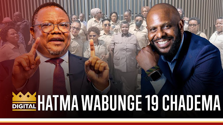 LISSU ADOKEZA ATAKAYEGOMBEA URAIS CHADEMA 2025, AWARIPUA WABUNGE 19, "TUBUNI"
