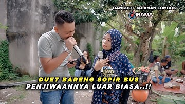 DIRGHA NIA PERTAMA KALI DUET BARENG SOPIR BUS MENYANYIKAN LAGU KANDAS VERSI KOPLO - IRAMA DOPANG