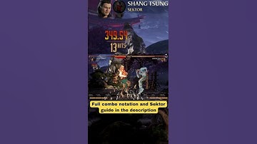 Mortal Kombat 1 Shang Tsung Optimal Combo with Sektor Kameo #mortalkombat1 #shangtsung #fgc #sektor