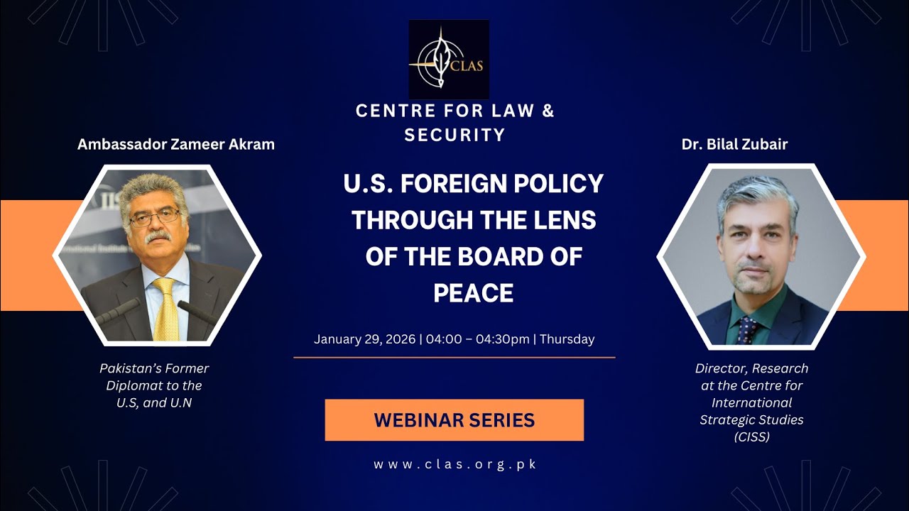 U.S. Foreign Policy Through the Lens of the Board of Peace