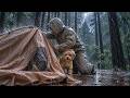 ⛈️ 미친 듯 쏟아지는 폭우와 천둥번개... 강아지와 텐트에서 보낸 하룻밤|Rain Camping ASMR 🐶