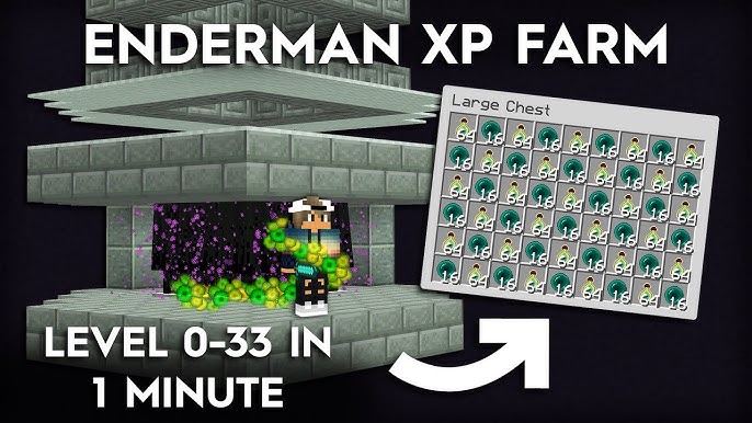 Minecraft FAST Enderman XP Farm 1.20 Tutorial 