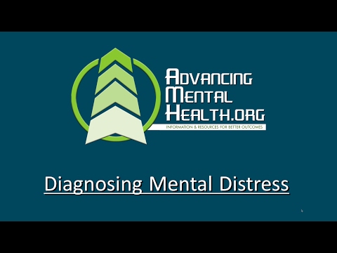 Diagnosing Mental Distress