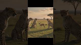 Tension on the Savanna: The Ultimate Golden Hour Standoff