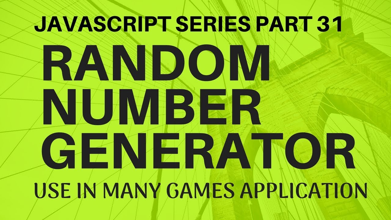 JavaScript Tutorial in Hindi #31: Generate Random Number in JavaScript ...