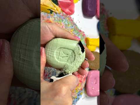 Soap cubes. Asmr soap cutting. Satisfying video @AsmrSoapSoul