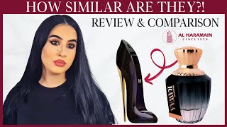 Review & Comparison GOOD GIRL by Carolina Herrera and RAWAA by Al Haramain + OTHER DUPES