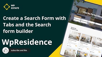 How to create a Search Form with Tabs and the Search form builder