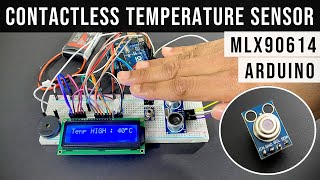 MLX90614 Non-Contact Temperature Sensor with Arduino 👌