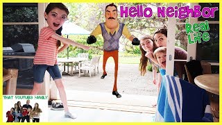 Hello Neighbor In Real Life At Beach House / That YouTub3 Family