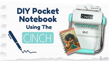 Jot It Down! | DIY Pocket Notebook Using The Cinch