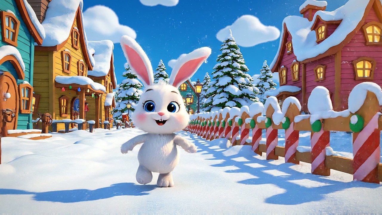 Hop Hop Snow Bunny Carrot Skip | Nursery Rhymes for Kids | Baby Songs ...