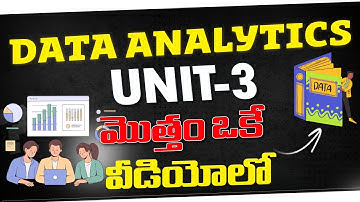 Data Analytics Unit - 3 | 3rd Sem Skill paper Imps with Answers | degree 3rd sem