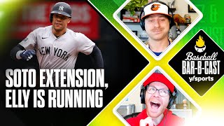 Yankees looking to extend Juan Soto, Elly De La Cruz is unreal | Baseball Bar-B-Cast | Yahoo Sports