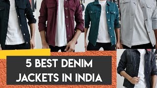 Best 5 Men Denim trucker jackets to buy in India