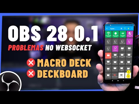 COMO RESOLVER FALHA DE CONEXÃO WEBSOCKET NO OBS 28.0.1 - MacroDeck, Deckboard e Apps de Controle