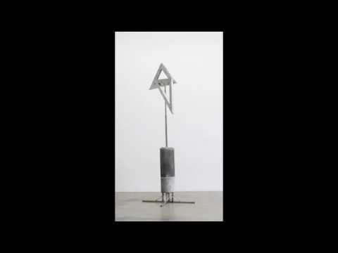 Lot 101: George Rickey, 'Two Open Triangles Leaning Gyratory III' - YouTube