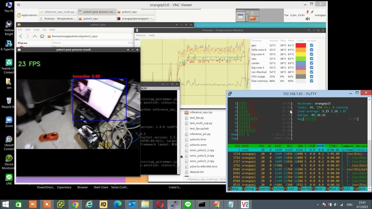 Example YOLOv5 Python Multithread 2 YouTube
